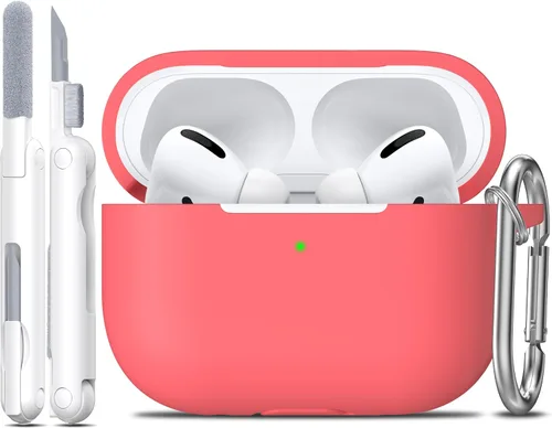 Vista 74 de Funda para AirPods con llavero, protección completa, de silicona, accesorios para AirPods, funda para chicas con estuche de carga inalámbrico