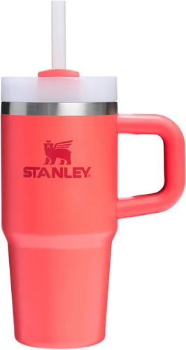 Vista 135 de STANLEY Quencher H2.0 - Vaso con mango y popote de 14 oz Tapa de 3 posiciones Flowstate Compatible con portavasos para viajes Vaso de acero