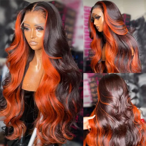 Vista 14 de Pelucas de encaje frontal de onda corporal 360 de virgen brasileño de 22 pulgadas - Prearrancadas con cabello de bebé, encaje frontal completo