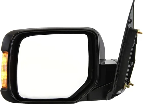 Vista 9 de Kool Vue Espejo lateral del conductor y espejo lateral del pasajero de repuesto para Honda Pilot 2009-2015 con luz intermitente, sin calefacción