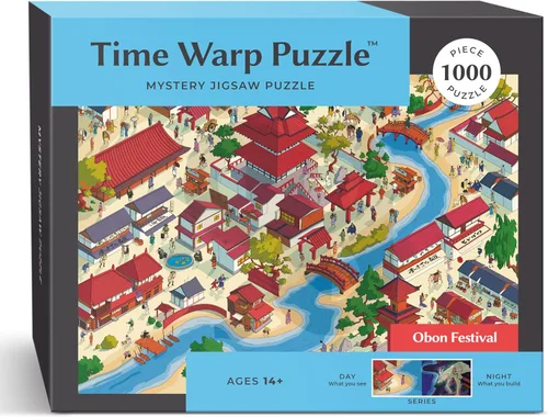 Vista 11 de Rompecabezas de Serie Día y Noche de 1000 Piezas de Rompecabezas Misterioso de Rompecabezas de Cambio de Tiempo para Adultos - Un Rompecabezas