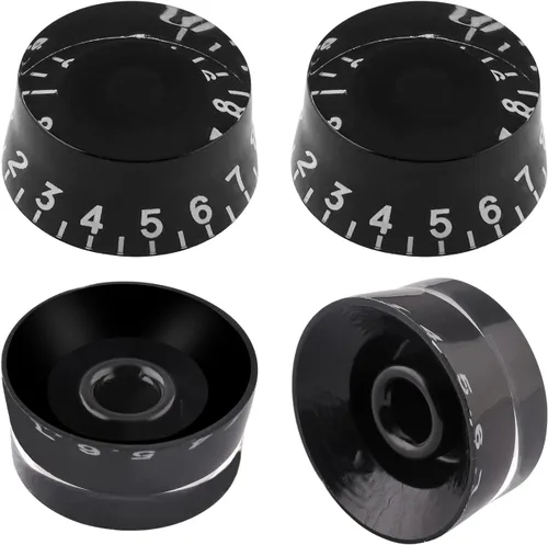 Vista 2 de Rubatone Perillas de guitarra de control de velocidad, pomos de tono de volumn pomos para sombrero superior para Les Paul LP SG ES estilo guitarra