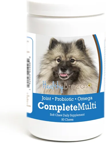 Vista 214 de Healthy Breeds Cavalier King Charles Spaniel - Multivitamínico todo en uno, completo con probióticos, glucosamina, condroitina y omegas, 60