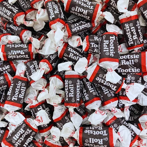 Vista 3 de Roll Midgees - Caramelos masticables masticables a granel de 1.5 libras, Midgees de chocolate, dulces de fiesta envueltos individualmente (24 onzas)