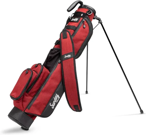 Vista 16 de The Original Sunday Golf Loma Bag - Bolsa de golf ligera con correa y soporte, fácil de transportar bolsa de pie para campo de prácticas, par 3