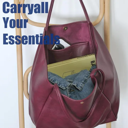 Vista 31 de HOXIS Bolso de mano de cuero PU de gran tamaño para mujer, bolso de fin de semana, bolso de viaje