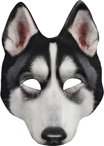 1 máscara de perro de Halloween para Pascua, Halloween, Navidad, carnaval, cosplay, accesorios