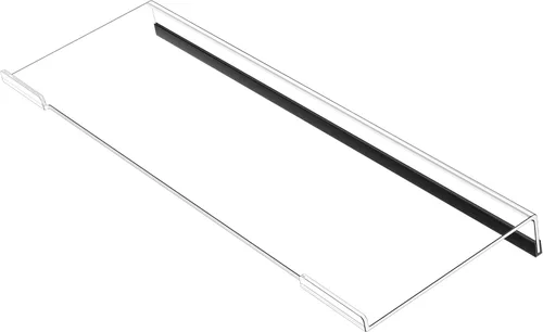 Vista 7 de Soporte de teclado de computadora acrílico para escritorio, elevador de teclado, soporte de teclado para escritorio, elevador de teclado