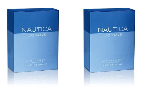 Vista 2 de Nautica Voyage by Nautica - Aerosol EDT para hombre, 3.4 onzas, paquete de 2