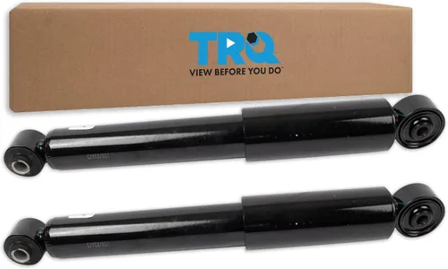 Vista 295 de TRQ Juego de amortiguadores traseros compatible con Chevrolet Express 1500 2003-2014, Express 3500 2006-2022, GMC Savana 1500, Savana 3500