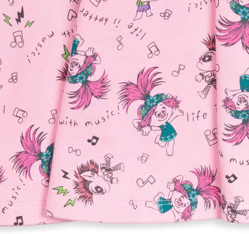 Vista 6 de DreamWorks Trolls Poppy - Vestido de rizo francés para niñas pequeñas a niños pequeños