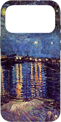 Vista 26 de Starry Night Over The Rhone, Vincent Van Gogh. Funda para iPhone 17