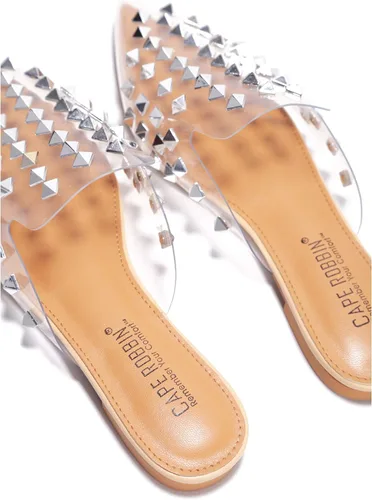 Vista 4 de Cape Robbin Enny - Sandalias planas para mujer, zapatos de meter para mujer