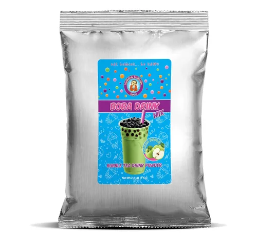 Vista 18 de Buddha Bubbles Boba - Mezcla de mezcla de bebida en polvo de mezcla de té Boba/Bubble Tea Cream de fresa, 1 kilo (2.2 libras) (3.53 onzas)