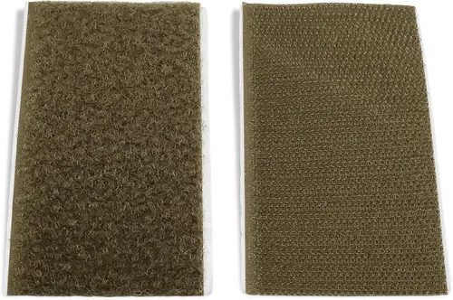 Vista 8 de Cinta de velcro beige de nailon de 1 pulgada de ancho, no adhesiva, 5 yardas de longitud, juego de cierres de cinta entrelazada para bolsos, ropa