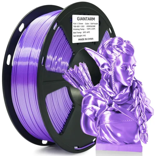 Vista 18 de GIANTARM - Filamento para impresora 3D, 2 piezas de filamento pla rojo, carrete de 1 kg (2.2 lbs), precisión dimensional de 1.75 mm +/- 0.03 mm