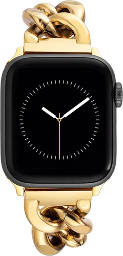 Vista 15 de Pulsera de cadena de moda Anne Klein para Apple Watch, segura, ajustable, correa de repuesto para Apple Watch, se adapta a la mayoría de las muñecas
