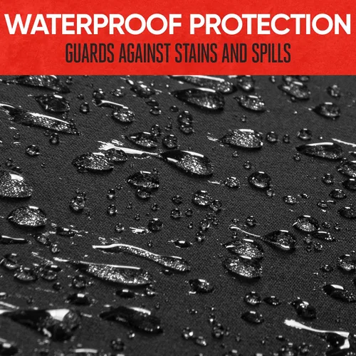 Vista 4 de Motor Trend SpillGuard - Funda impermeable para asiento de coche Costuras grises