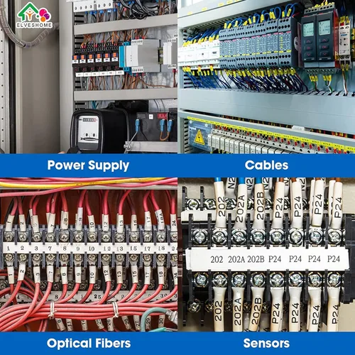 Vista 2 de Bloques de Terminales de 6 Posiciones 12PCS 6 Juegos, Bloque de Terminales de Tornillo de Doble Fila con Barra Colectora Terminal de Cable 600V 15A