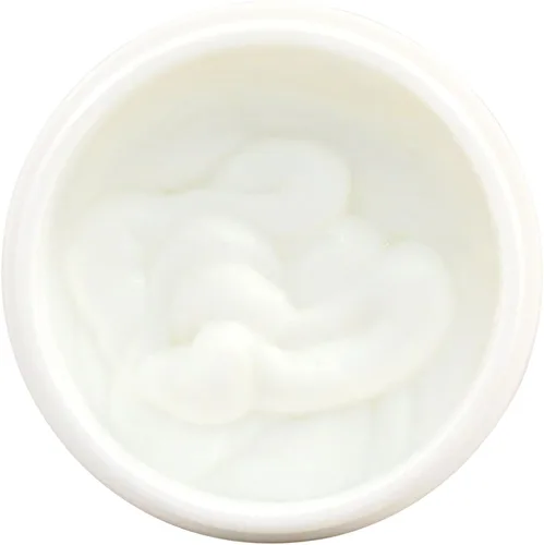 Vista 4 de Eclectic Lady Crema de mantequilla de vainilla satinada y seda, crema corporal, loción corporal, 2 onzas, manteca de karité, aloe, aminoácidos