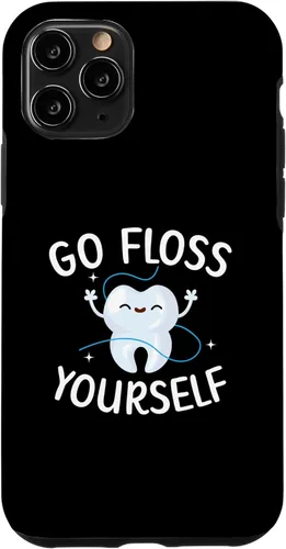 Vista 29 de Go Floss Yourself Dentistry Dentist Teeth Dental Hygienist Case for iPhone 16