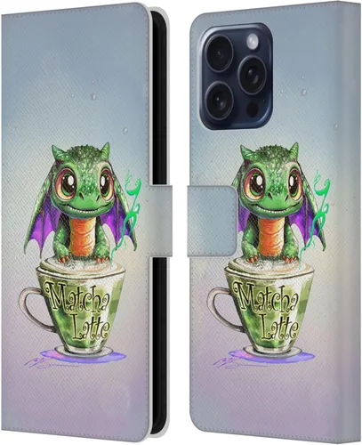 Vista 288 de Head Case Designs Officially Licensed Ruth Thompson Boba Tea Cup O Dragons Leather Wallet Case Compatible with Apple iPhone 7 Plus / 8 Plus