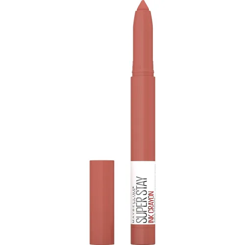Vista 19 de Maybelline Super Stay Ink Crayon Lápiz labial, Crayón de labios mate con punta de precisión y afilador incorporado, larga duración hasta 8 horas