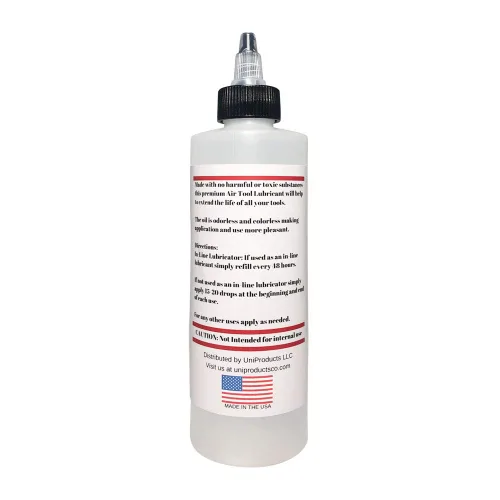 Vista 2 de Lubricante neumático transparente translúcido de 8 onzas, ideal para herramientas neumáticas, compresores, máquinas, sellos, juntas tóricas y más