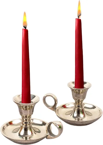 Vista 7 de Rely+ Juego de 2 portavelas con asa para candelabros cónicos, decoración moderna para el hogar, centro de mesa para bodas, fiestas, cenas