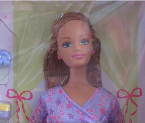 Vista 7 de Set de muñeca Barbie encinta y bebé