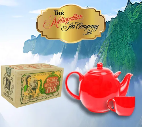 Vista 6 de Metropolitan Tea Indian Spiced Chai 25 bolsas de té