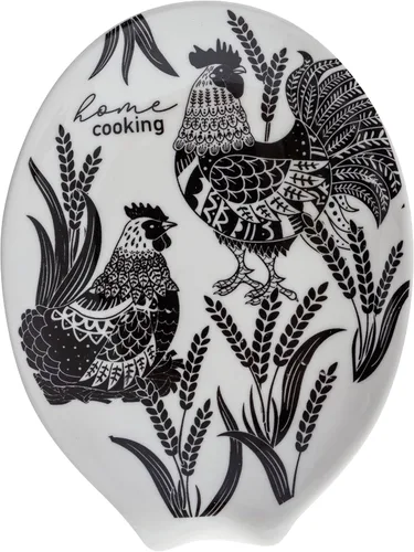 Vista 12 de Karma, Soporte de cuchara bohemio, soporte de cuchara de cerámica blanco y negro, soporte de cuchara de cerámica para encimera, abeja