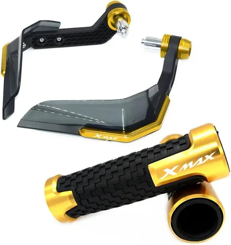 Vista 8 de Para Y&AMAHA Xmax X-MAX 125 250 300 400 2017-2023 2022 - Agarres para guardamanos de motocicleta (color plateado 2)