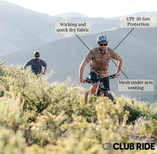Vista 3 de Club Ride Apparel New West - Camiseta de ciclismo de manga corta para hombre