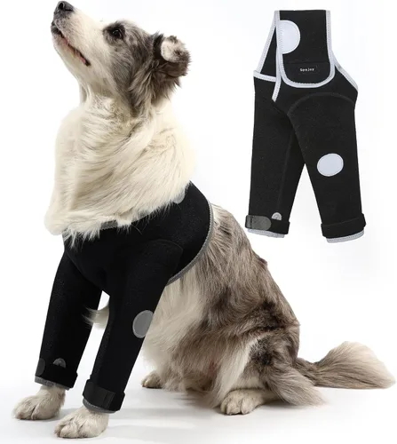 Traje de recuperación para perros, alternativa al cono médico, manga de recuperación de perro resistente a la abrasión, lavable de 0.118 pulgadas de
