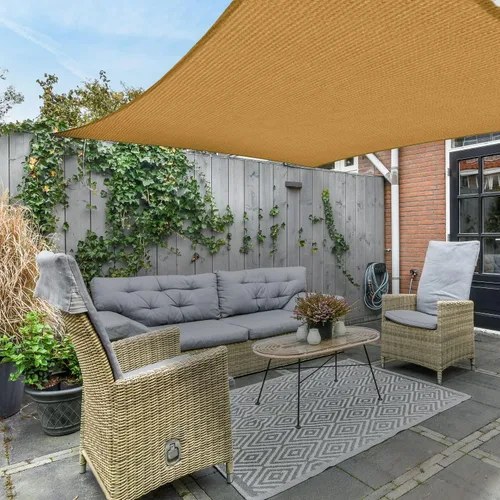 Vista 8 de AsterOutdoor - Toldo parasol rectangular de 16 x 16 pies, Toldo con bloqueador ultravioleta para patio, patio trasero, césped, jardín, actividades