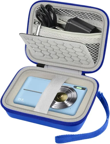 Vista 13 de Estuche protector y de transporte para cámara digital, AbergBest 21 megapíxeles, pantalla LCD de 2.7 pulgadas, recargable, HD/Kodak Pixpro/Canon