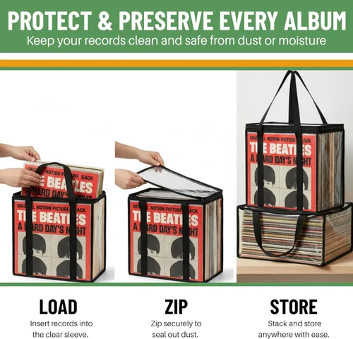 Vista 6 de Evelots Estuches de cinta de casete (paquete de 1) - Almacenamiento de plástico transparente - Capacidad para 25 cajas en total - Sin arañazos ni