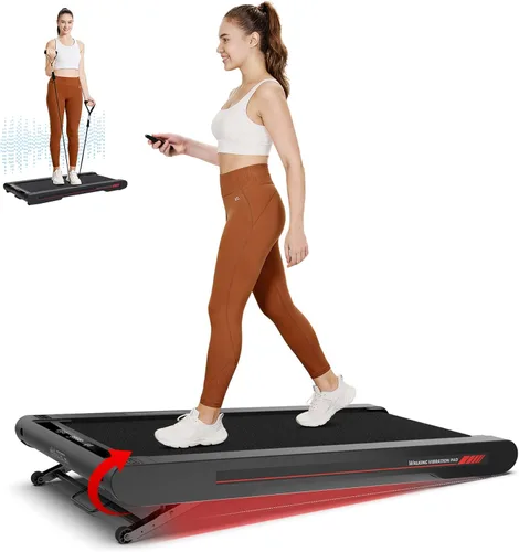 Sperax Walking Treadmill Pad with APP, 3 in 1 Under Desk Treadmill, 400W Low Noise Walking Vibration Pad with Remote Control,Portable Treadmills for