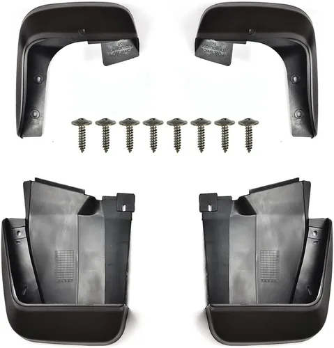 Vista 12 de SPEEDWOW Aletas de barro, aptas para Honda Civic 1996-2000 (no compatible con faldas laterales), juego de 4 piezas delanteras y traseras