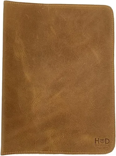Vista 7 de Hide & Drink, Journal Cover Compatible with Moleskine XL (7.5 x 9.75 in) with Strap, Refillable Case, Personal Planner, Full Grain Leather, Handmade