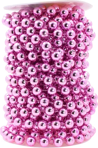 Vista 46 de Mandala Crafts Rollo de perlas negras de imitación de 0.157 in, guirnalda de perlas decorativas de 44 yardas para bodas, árbol de Navidad, arreglos