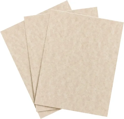 Vista 15 de Papel pergamino envejecido, ideal para certificados, menús e invitaciones de boda, enlace de 24 libras, texto de 60 libras, 90 GSM, papel de 8.5 x