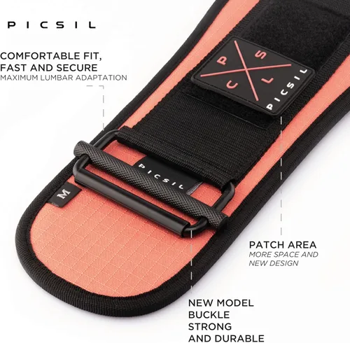 Vista 3 de PICSIL Cinturón de levantamiento de pesas, cinturón de entrenamiento para un apoyo excepcional para el núcleo y la espalda, cinturón