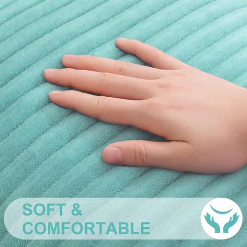 Vista 2 de Simmore Juego de 2 fundas de almohada decorativas de otoño de 16 x 16 pulgadas, fundas de almohada de franela de felpa suave de doble cara para sofá