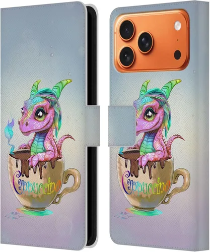 Vista 209 de Head Case Designs Officially Licensed Ruth Thompson Boba Tea Cup O Dragons Leather Wallet Case Compatible with Apple iPhone 7 Plus / 8 Plus