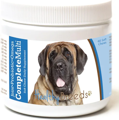 Vista 27 de Healthy Breeds Cavalier King Charles Spaniel - Multivitamínico todo en uno, completo con probióticos, glucosamina, condroitina y omegas, 60