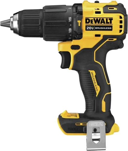 DEWALT Taladro de martillo ATOMIC 20V MAX* inalámbrico, compacto, 1/2 pulgada, solo herramienta (DCD709B)
