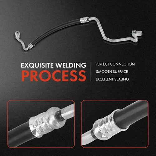 Vista 5 de A-Premium Conjunto de manguera de línea de descarga de A/C compatible con Honda Accord, 2003 2004 2005 2006 2007, 2.4L, DOHC, compresor a condensador