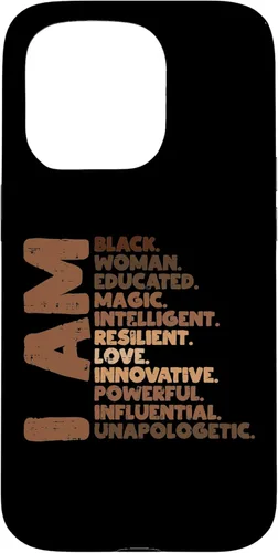 Vista 14 de I Am Black Woman Melanin Africa Pride History BHM Women Gift Case for iPhone 17
